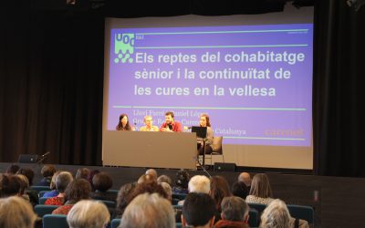 Presentació de “Cures en la convivència de persones grans”, publicació derivada del treball de relatoria que Lluvi Farré ha fet amb el grup de cohabitatge senior Can 70 (Sostre Cívic)